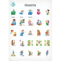 Aktive Lernplakate mit Wörtern - Tätigkeiten 1 - 9788364730481