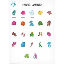 Poster lessicali attivi - L'abbigliamento - 9788364730313
