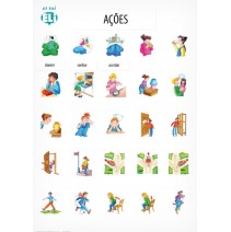 Cartazes lexicais activos -  Ações – parte 1 (czynności 1) - 9788364730719