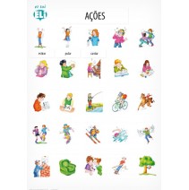 Cartazes lexicais activos -  Ações – parte 2 (czynności 2) - 9788364730726