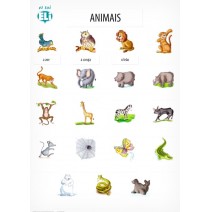 Cartazes lexicais activos - Animais – parte 2 (zwierzęta 2) - 9788364730740
