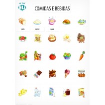 Cartazes lexicais activos - Comidas e bebidas (jedzenie i picie) - 9788364730696