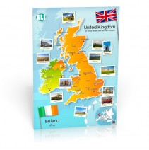 ET TOI & ELI PUBLISHING - United Kingdom of Great Britain and Nothern Ireland: plakat - mapa ścienna (składana) - 9788393511624