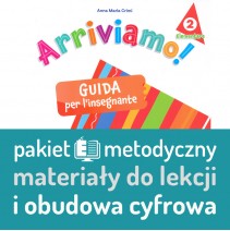 Arriviamo! 2 guida per l'insegnante + Accesso digitale: pakiet metodyczny: ścieżki lekcyjne + materiały +pakiet obudowy cyfrowej - 9788853643612