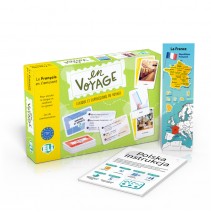 ELI PUBLISHING (ELI European Language Institute) & Wyd. ET TOI - En voyage: gra językowa: francuski w podróży i turystyce: dworzec, lotnisko, hotel, restauracja, miasto - 9788853648266