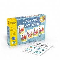Cinque carte per una storia: włoski, gra językowa w "storytelling" - 9788853645104